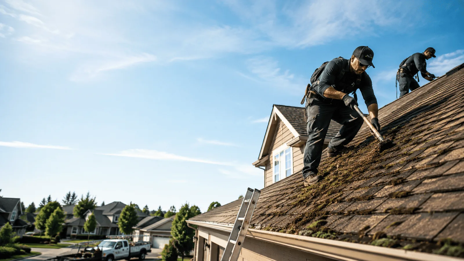 Roof Moss Removal in New Holstein, WI near me